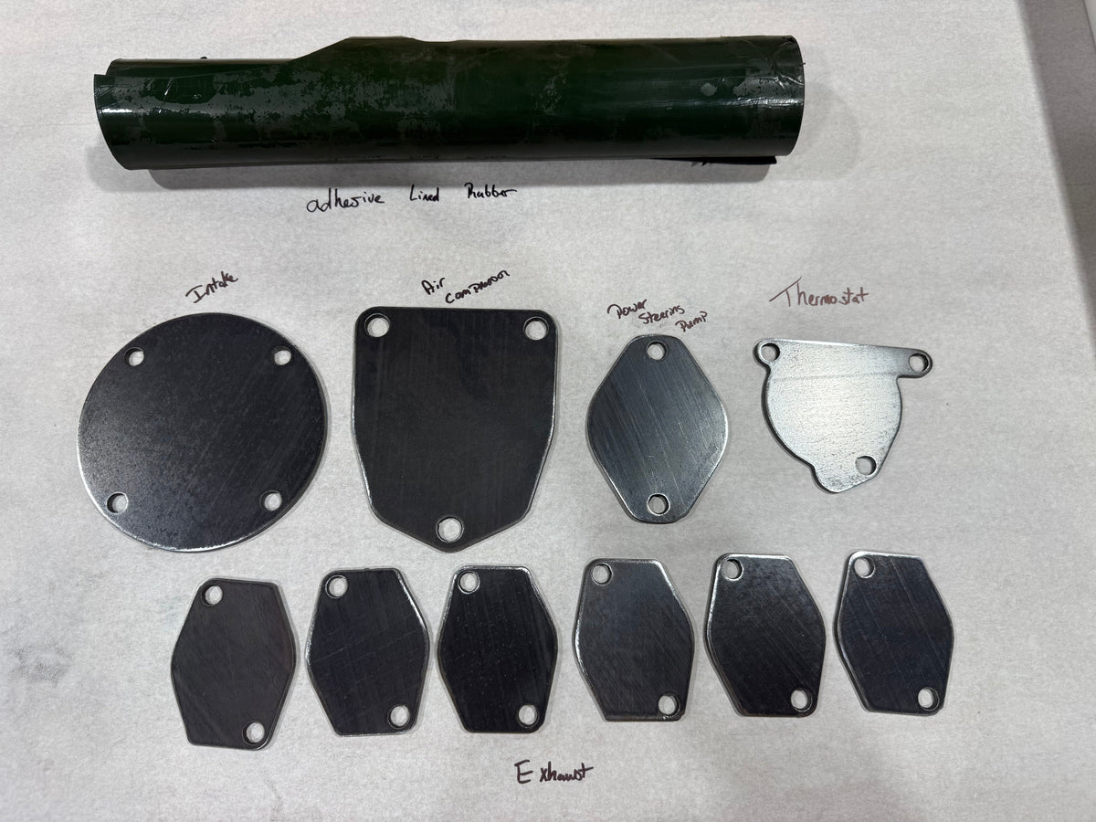 3406E & C15 Block Off Plates – Blevins Diesel